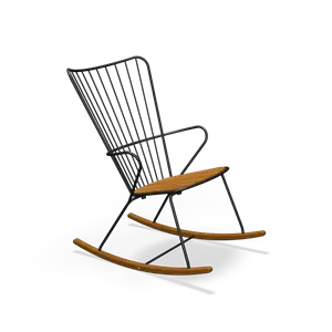 Houe - PAON Rocking chair - Black. Seat