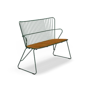 Houe - PAON Bench - Pine green. Seat