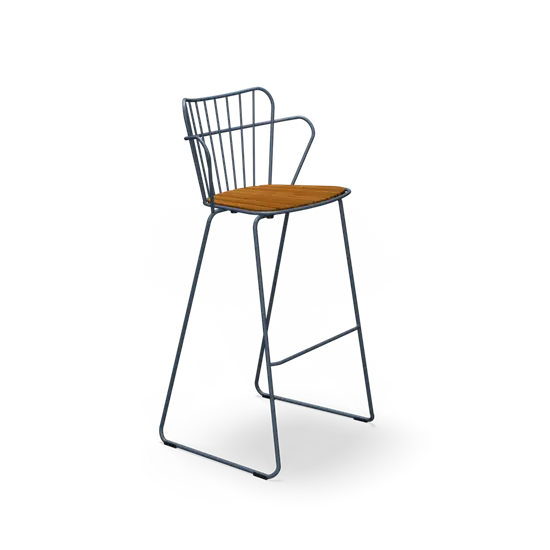 Houe - PAON Bar chair - Midnight. Seat