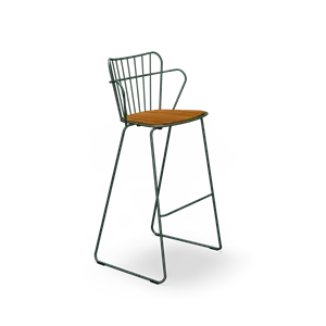 Houe - PAON Bar chair - Pine green. Seat