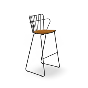 Houe - PAON Bar chair - Black. Seat
