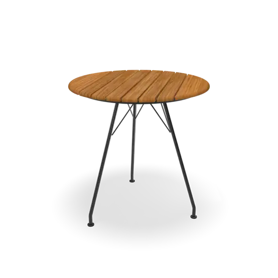 Houe - CIRCUM Café table Ø74 - Bamboo. Frame