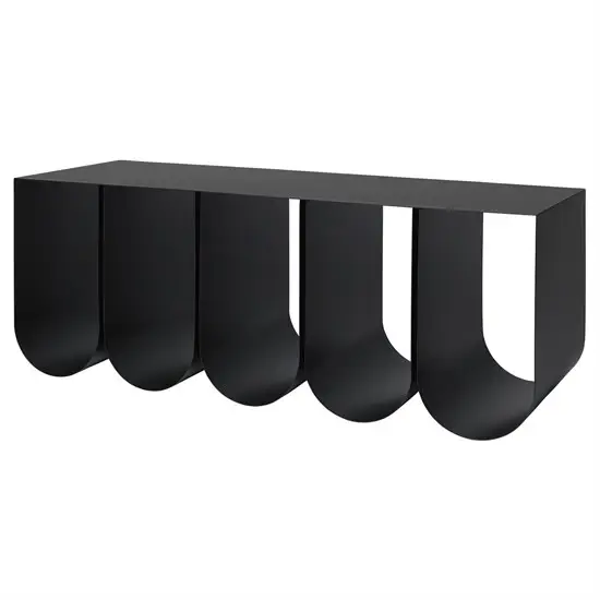 Kristina Dam - Bænk - Curved Bench - Black