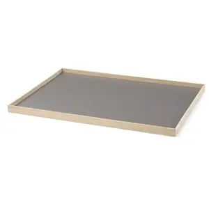 Gejst bakke - Frame tray large i eg/grå - 50x35 cm