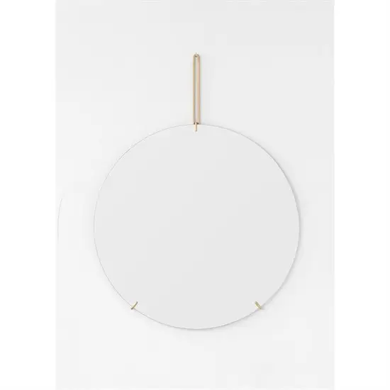 MOEBE - Wall Mirror Ø50 - Brass