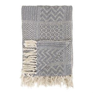 Image of Bloomingville - Plaid i bomuld - Grå