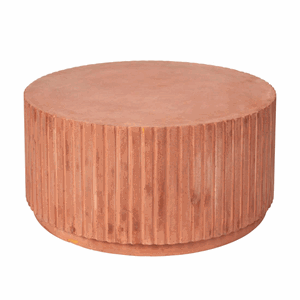 Broste Copenhagen - Bord - Rillo - Terracotta - Ø75 x H35 cm