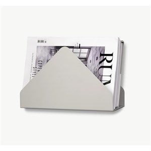Image of Skagerak - Kurvert hylde - stål - silver white