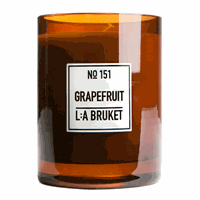 L:A Bruket - Duftlys - Grapefrugt - 250 g.