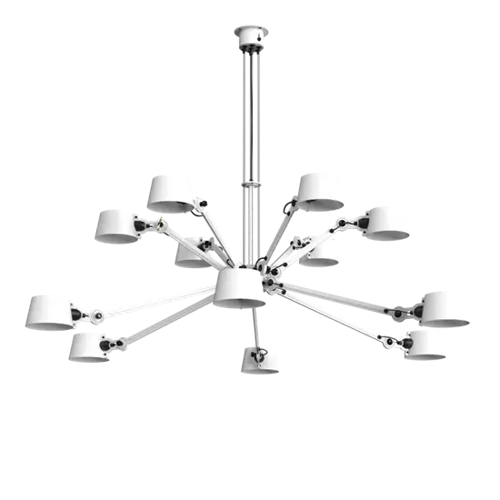 Tonone - BOLT CHANDELIER 12 ARMS - pure white