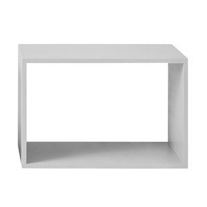 Image of Muuto - Stacked reol (åben) 2.0 - Large - Lysegrå