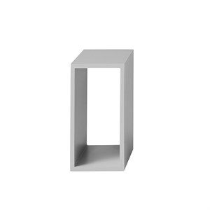 Image of Muuto - Stacked reol (åben) 2.0 - Small - Lysegrå