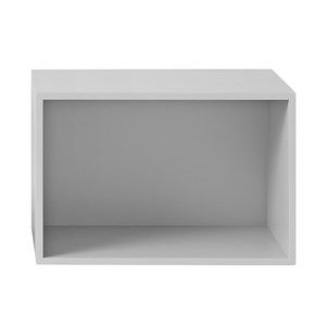 Image of Muuto - Stacked reol m. baggrund 2.0 - Large - Lysegrå