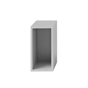 Image of Muuto - Stacked reol m. baggrund 2.0 - Small - Lysegrå