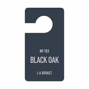 Image of L:A Bruket - Fragrance Tag - Black Oak
