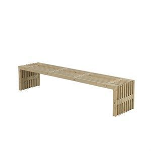 Image of PLUS - Rustik Trallebænk Design, stor u/hylde - drivtømmerfarve
