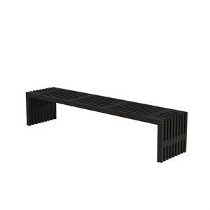 Image of PLUS - Rustik Trallebænk Design, stor u/hylde - sort
