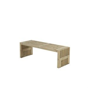 Image of PLUS - Rustik Trallebænk Design, lille u/hylde - drivtømmerfarve