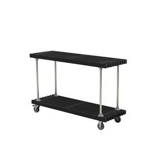 Image of PLUS - Tralle Grill-/Anretterbord m/hjul - sort