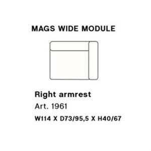 Image of HAY - Mags modul sofa - Bred højre hjørnemodul - Art. 1961