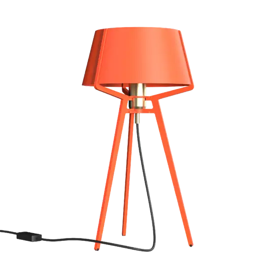 Tonone - BELLA TABLE - striking orange / brass