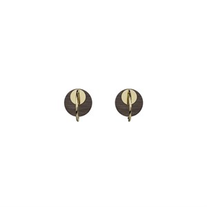 Jewelry by Grundled - Lucy Øreringe - Mørkt Træ