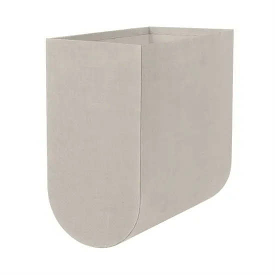 Kristina Dam - Opbevaring - Medium Curved Box - Grey - Grå