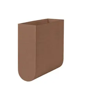 Kristina Dam - Opbevaring - Small Curved Box - Burnt Brown