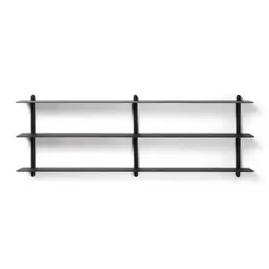 Gejst - Nivo D, shelf large - Sort/sort eg