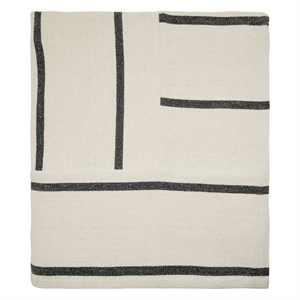 House Doctor - Sengetæppe, HDNula, Mørkebrun