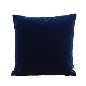 Image of Semibasic - Velour pude blå - 45x45 cm