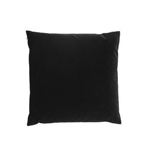 Image of Semibasic - Velour pude sort - 45x45 cm
