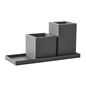 Image of Sej Design - rektangulær - Bakke - 14,5x39 cm - grå