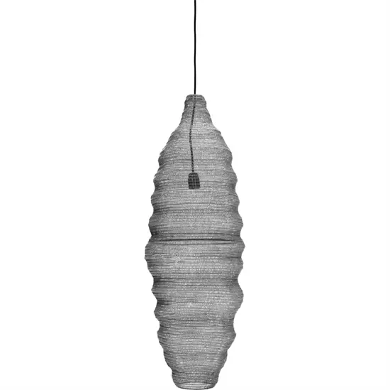 House Doctor - Lampe, HDMesh, Børstet sølvfinish