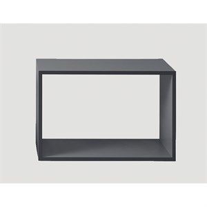 Image of Muuto - Stacked reol åben - large - dark grey