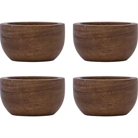 House Doctor - Æggebæger, HDWood, Natur - 4 stk.