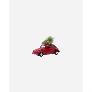 House Doctor - Bil - MINI Xmas car - red / rød