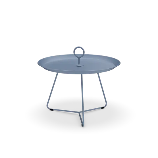 Houe - EYELET Tray table Ø57,5 - Pigeon blue