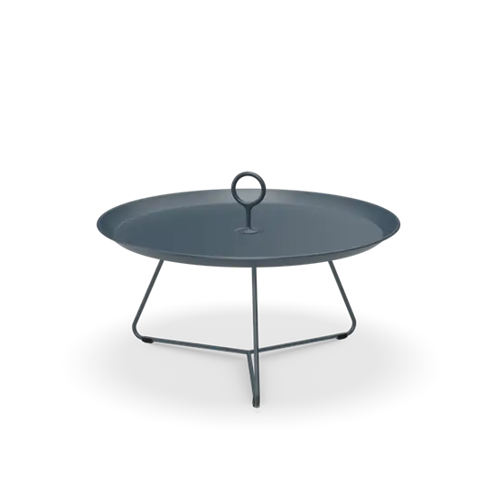 Houe - EYELET Tray table Ø70 - Midnight blue