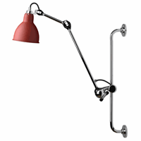 Lampe Gras - MobilWall lamp - chrome/red