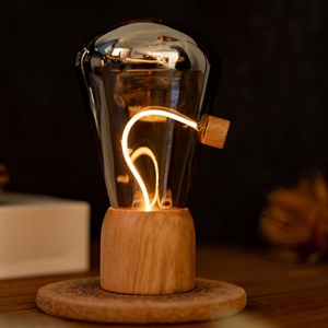 Gingko - Bordlampe - Opal Drift Light - Hvid Ask