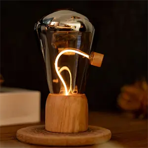 Gingko - Bordlampe - Opal Drift Light - Hvid Ask