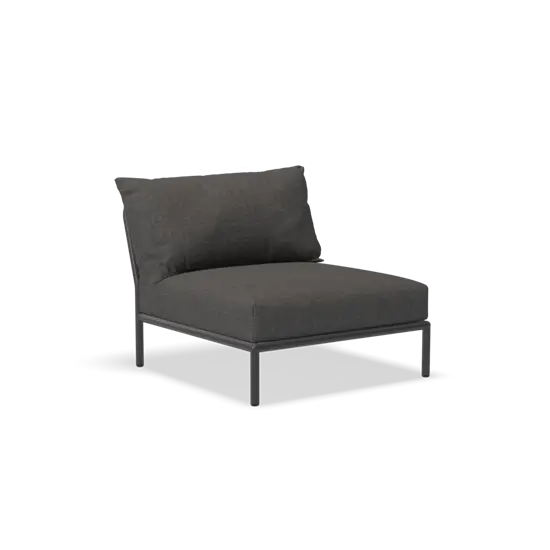 Houe - LEVEL 2 Chair - Dark grey. Fabric