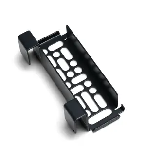 Kulfarvet Nintendo Switch-holder med perforeret design og to kroge.