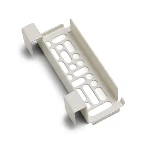 Hvid Nintendo Switch mount med åbent design og to clips til fastgørelse.