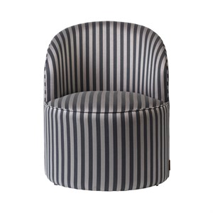 Cozy Living - Effie Chair - Striped Grey