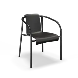 Houe - NAMI Dining chair with armrest - Black