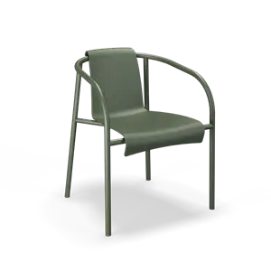 Houe - NAMI Dining chair with armrest - Olive green