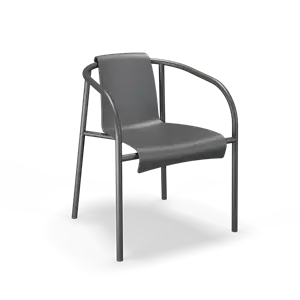 Houe - NAMI Dining chair with armrest - Dark grey