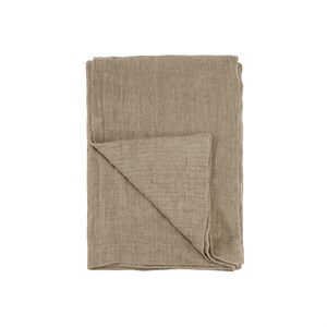 Cozy Living - Luxury Rustic Linen sengetæppe - L - Alpaca